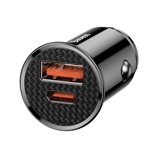 Baseus Circular Plastic A+C 30W PPS Car Charger – (6M)
