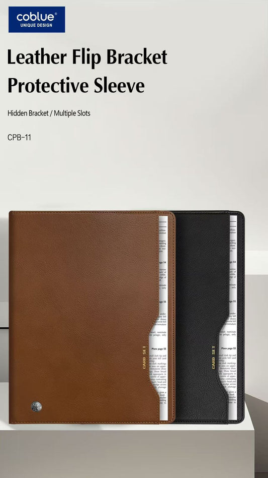 COBLUE Leather Flip Bracket Protective Pouch - CPB-11