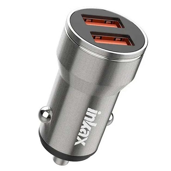 INKAX CA-02B 2 USB 3.1A Fast Charging Car Charger