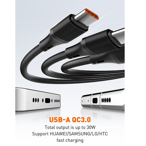 LDNIO 100W 2 In 3 Fast Cable LC97UC