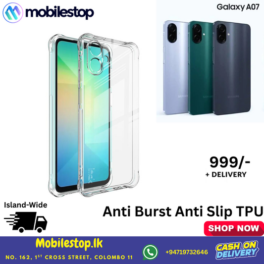 Transparent Anti Burst Phone Case for Samsung A07