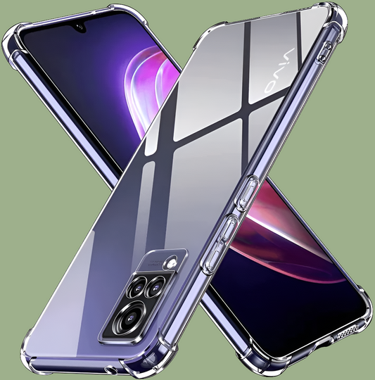 Transparent Anti Burst Phone Case for Vivo V21E 4G / Y73