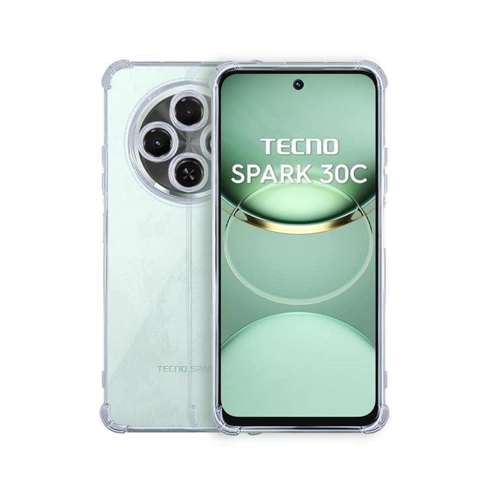 Transparent Anti Burst Phone Case for Tecno SPARK 30C