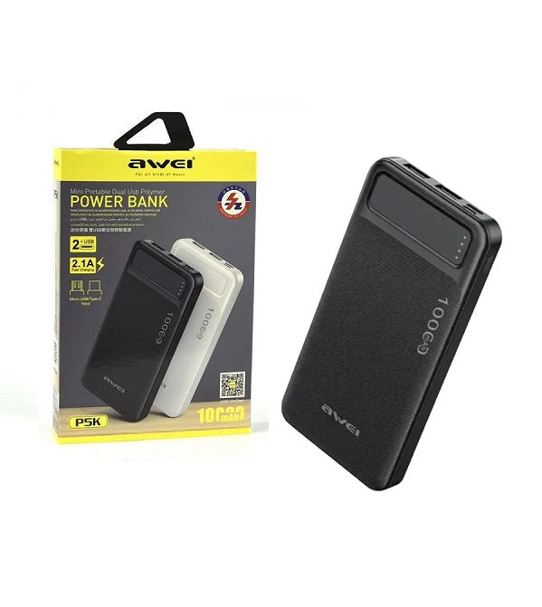 AWEI P5K Portable 10000mAh Power Bank