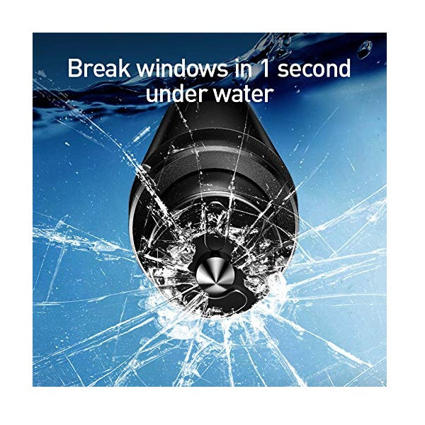 BASEUS Sharp Tool Safety Hammer with Broken Window + Cut Seat Belt Function