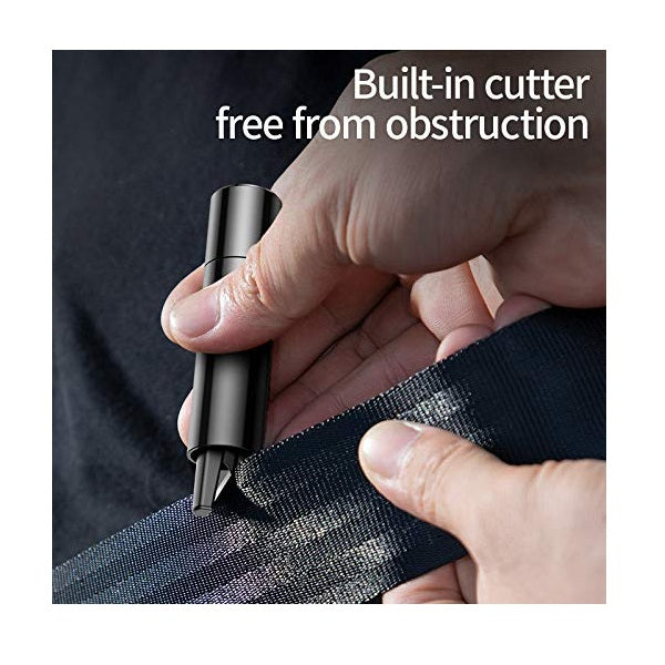 BASEUS Sharp Tool Safety Hammer with Broken Window + Cut Seat Belt Function