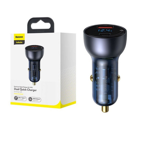 Baseus 65W Dual Quick Car Charger – 6M