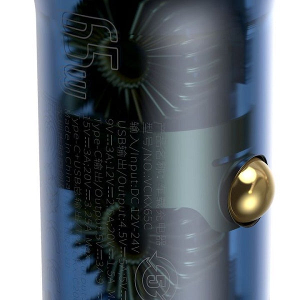 Baseus 65W Dual Quick Car Charger – 6M