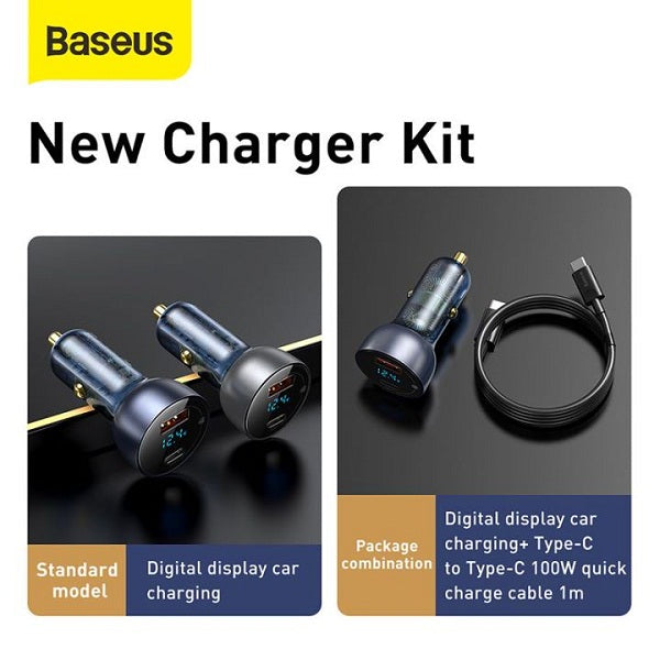 Baseus 65W Dual Quick Car Charger – 6M