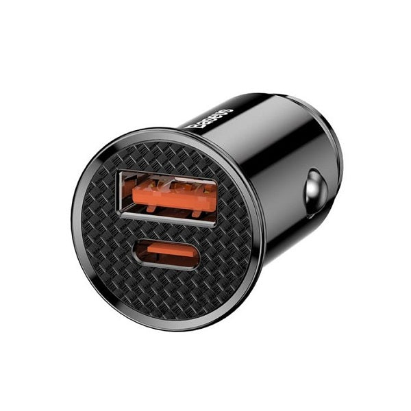 Baseus Circular Plastic A+C 30W PPS Car Charger – (6M)