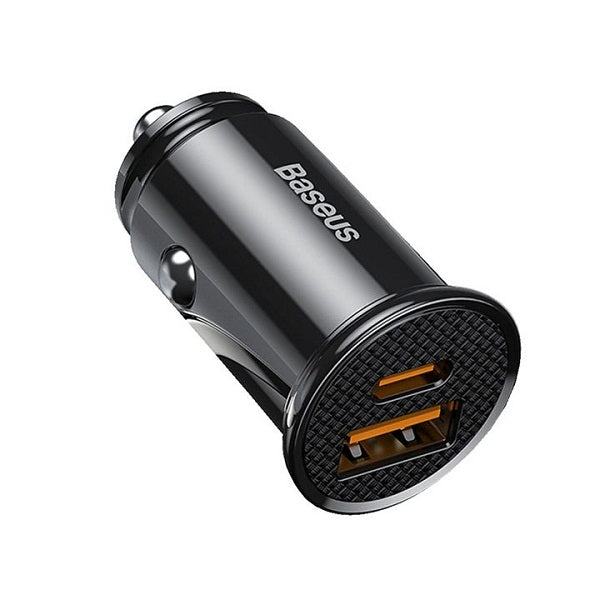 Baseus Circular Plastic A+C 30W PPS Car Charger – (6M)