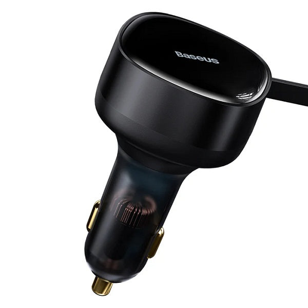 Baseus Enjoyment Retractable 2-in-1 Car Charger C+C 33W