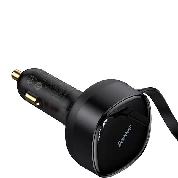 Baseus Enjoyment Retractable 2-in-1 Car Charger C+C 33W