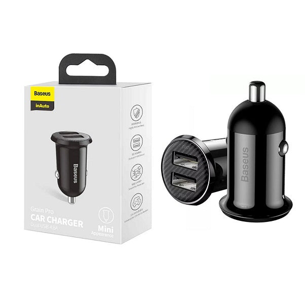 Baseus Golden Contactor Max Dual Fast Charger Car Charger U+U 60W