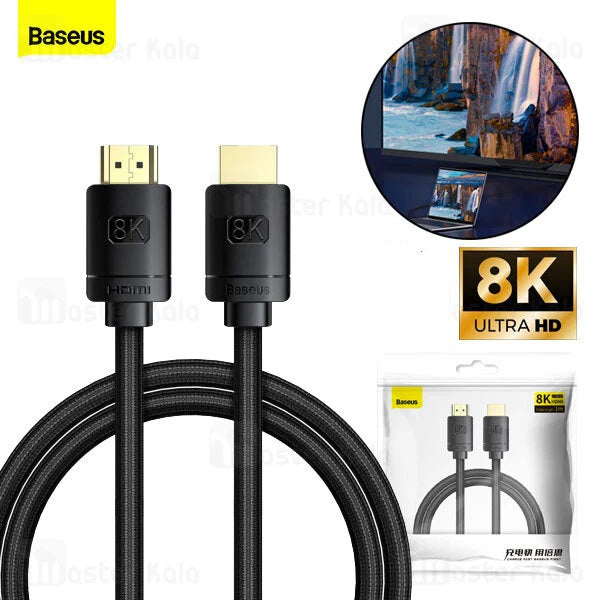 Baseus High Definition Series HDMI 8K to HDMI 8K Adapter Cable - 2 Meter
