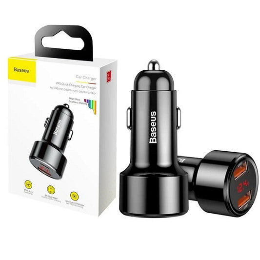 Baseus Magic Series 45W PPS Digital Display Type-C PD+QC Intelligent Car Charger