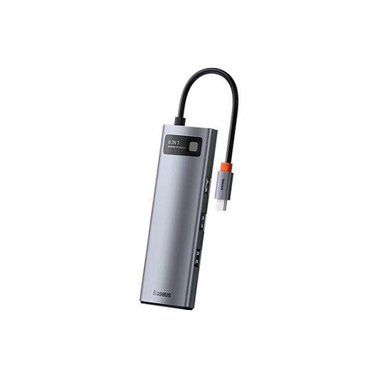 BASEUS METAL GLEAM 8 IN 1 TYPE-C HUB