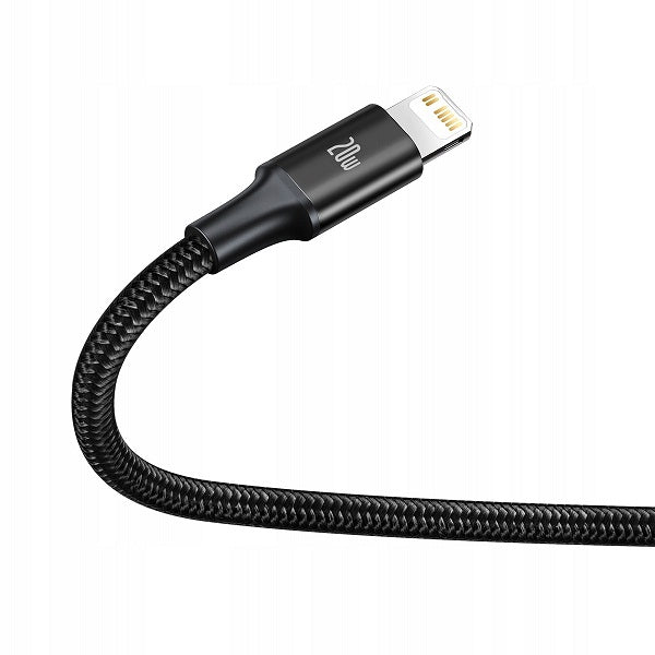 Baseus Rapid Series 3-in-1 Fast Charging Data Cable Type-C to C+L+C PD 20W -1.5 Meter