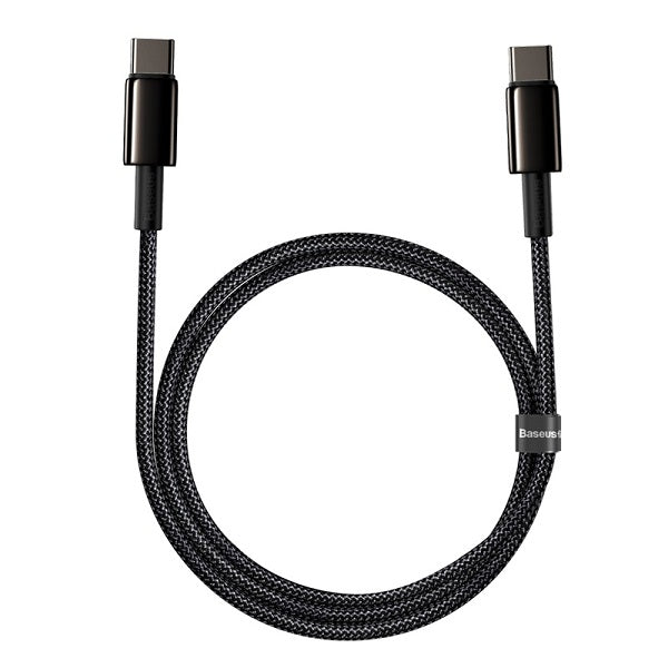 Baseus Tungsten Gold 1M Fast Charging Data Cable Type-C to Type-C 100W