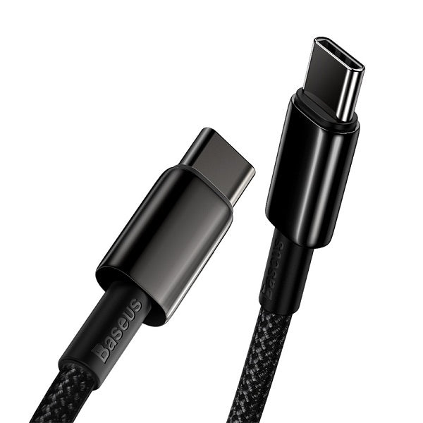 Baseus Tungsten Gold 1M Fast Charging Data Cable Type-C to Type-C 100W