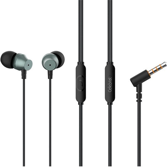 CELEBRAT D11 3.5mm Stereo Sound Headset Wired Control Headphone Earphone Earbud