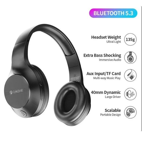 Celebrat A27 Bluetooth Stereo Headphone