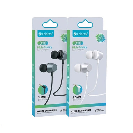 Celebrat D10 Handsfree Earphone Headphone
