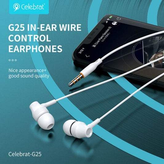 Celebrat G25 Stereo Earphones