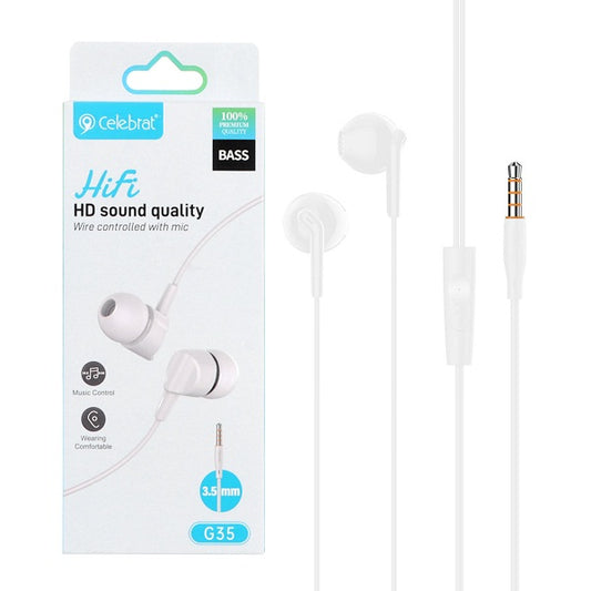 Celebrat G35 3.5mm Wired Earphones
