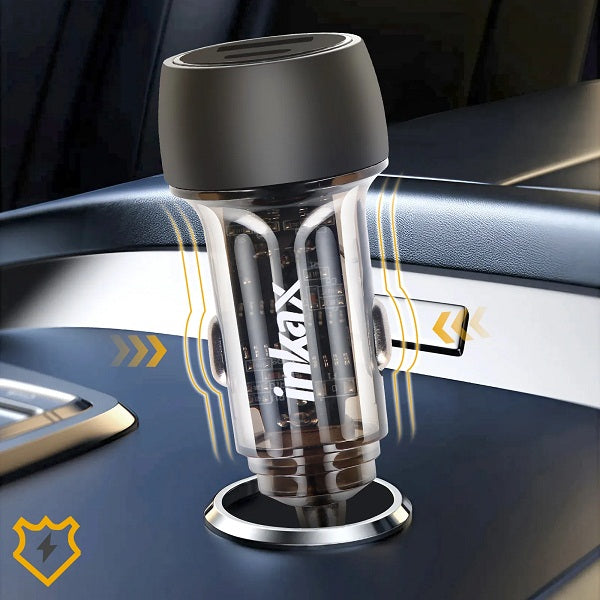 Inkax CA-54 A+C 48W Daul USB Fast Charging Car Charger