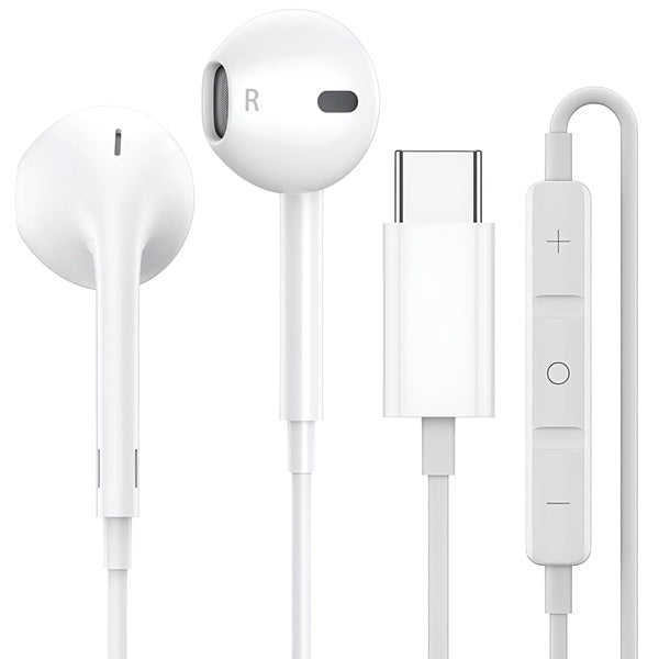 Iphone 15 USB C Earpods Headphones Type-C Handsfree earphone wired (Only for iPhone 15 Series)