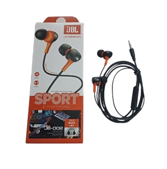 JBL Harman JB-002 Stereo Earphone Mega Bass Headset