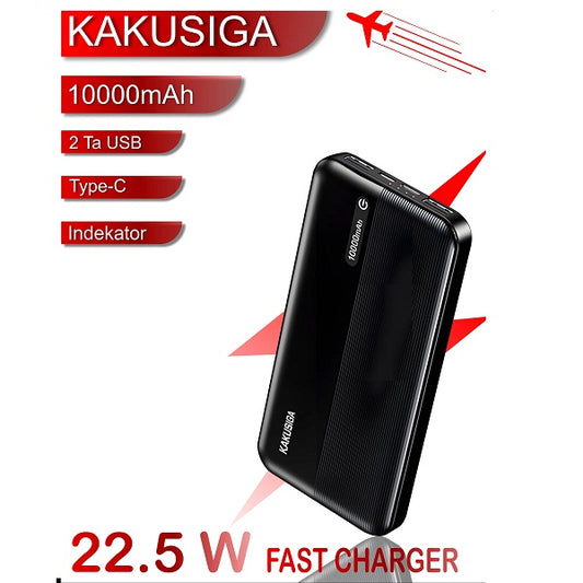 KAKUSIGA KSC-1098 22.5W 10000mAh Fast Charging Power Bank