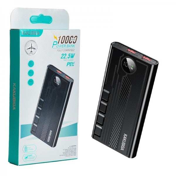 KAKUSIGA KSC-1094 22.5W 10000mAh Fast Charging Power Bank
