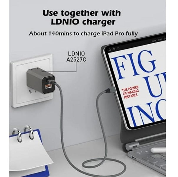 LDNIO 100W TYPE-C TO C CABLE LC442C - 2M