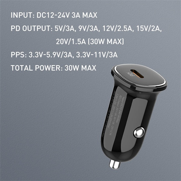 LDNIO C106 30W PD Super Fast Car Charger