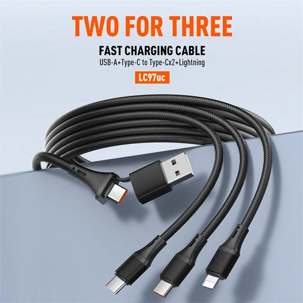 LDNIO 100W 2 In 3 Fast Cable LC97UC