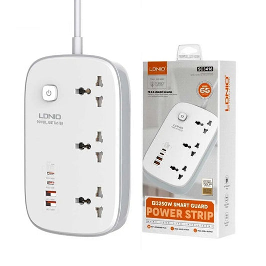 LDNIO SC3416 Universal Cord Strip