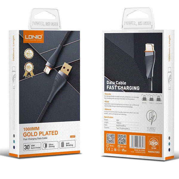 Ldnio LS691 30 Watts USB to USB-C Converter Cable 1 Meter