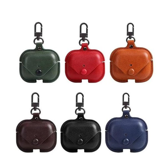 Leather Airpods Pro 2 Case Earbuds Cover