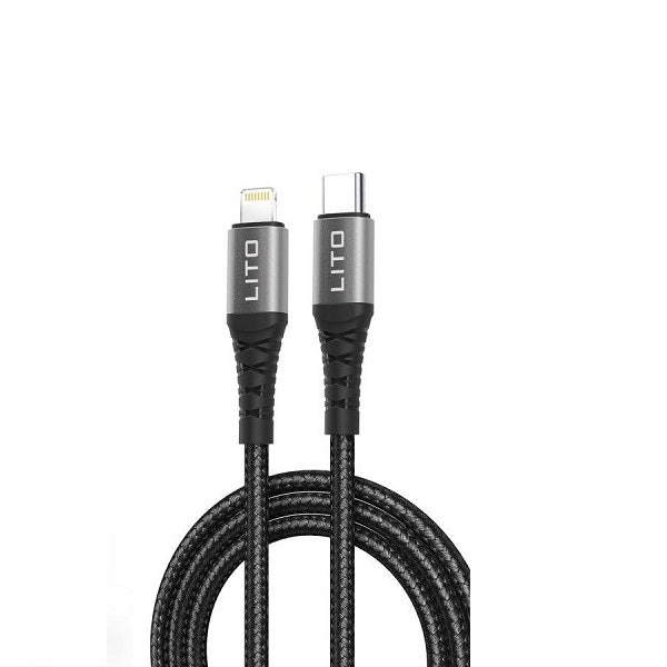 Lito LD08CL Braided Wire Type C to Lightning Fast Charging Cable