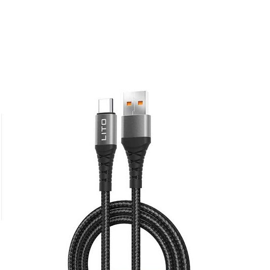 Lito LD08T Braided Wire USB to Type C Fast Charging Cable