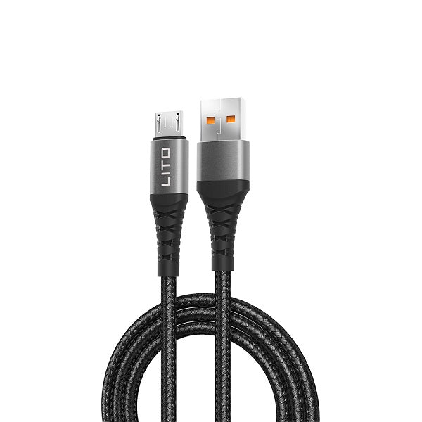 Lito LD08V Braided Wire Type C to Micro Fast Charging Cable