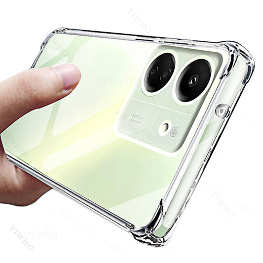 Transparent Anti Burst Phone Case for REDMI 13C
