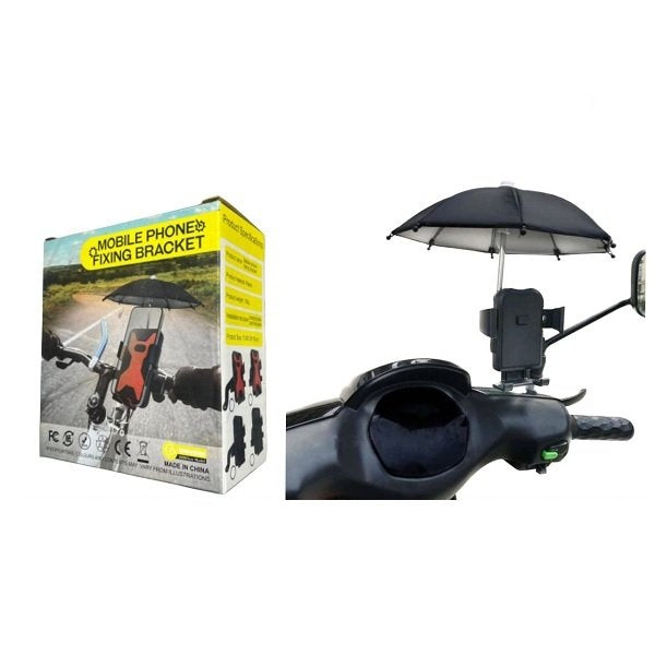 Sunshade Umbrella Motorcycle Bicycle Phone Holder (SX07)
