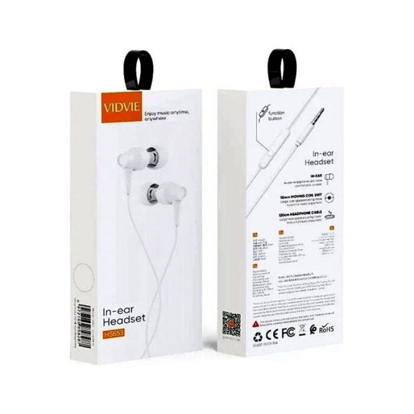 VIDVIE EARPHONES – HS-653