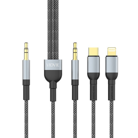 Vidvie 2 IN 1 Braided Wire Aux Cable AL1113