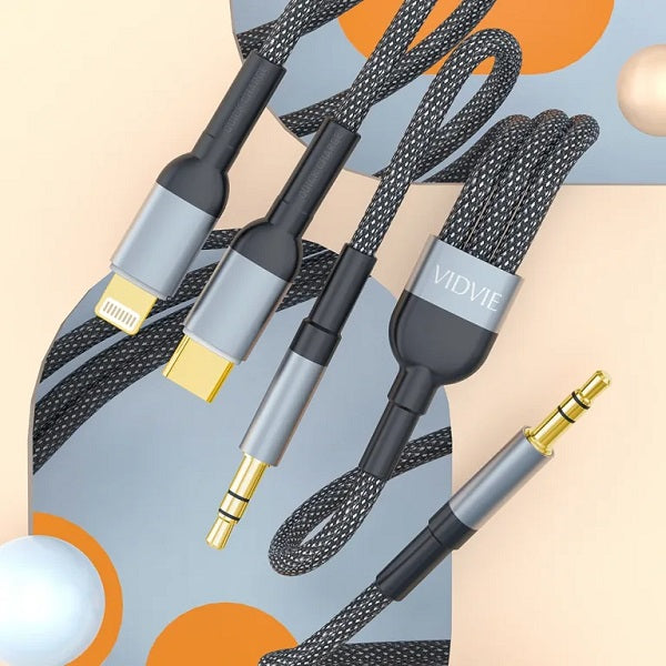 Vidvie 2 IN 1 Braided Wire Aux Cable AL1113