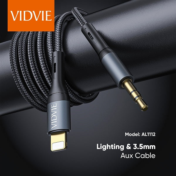 Vidvie Lightning & 3.5mm AUX Cable AL1112