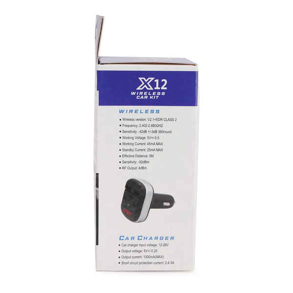 X12 Wireless Car Kit FM Modulator